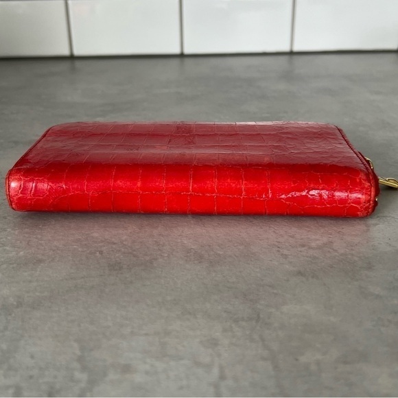 MIU Miu St. Cocco Lux Portaf in Rosso / Red - Picture 12 of 16